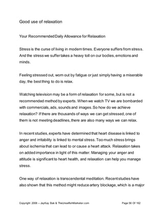 Self improvement guide | DOC