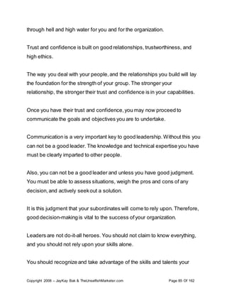 Self improvement guide | DOC