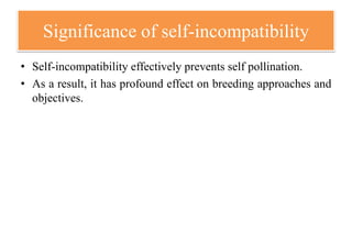 SELF INCOMPATIBILITY FINAL | PPTX