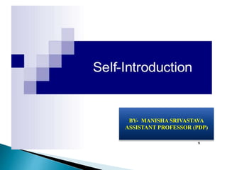 Self introduction (1) | PPTX
