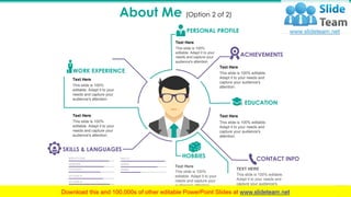 Self Introduction Model PowerPoint Presentation Slides | PDF