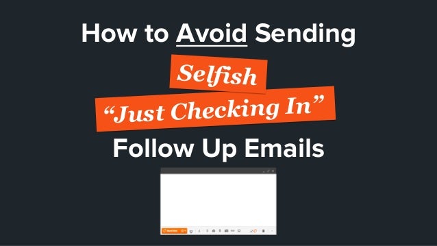 just checking in email example just checking in email example