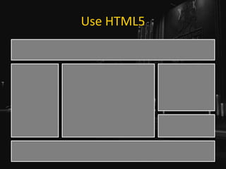 Use HTML5
 