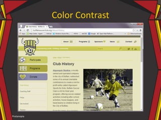 Protanopia
Color Contrast
 