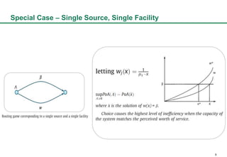 9
Special Case C Single Source, Single Facility
 