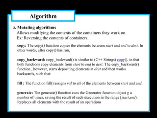 Standard Template Library | PPT