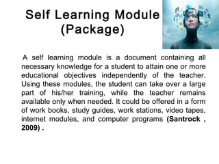 Self learning | PPT