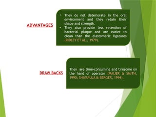 SELF LIGATING BRACKETS In orthodontics as | PPTX