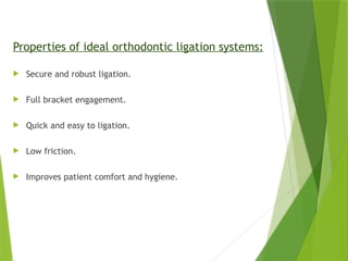 SELF LIGATING BRACKETS In orthodontics as | PPTX