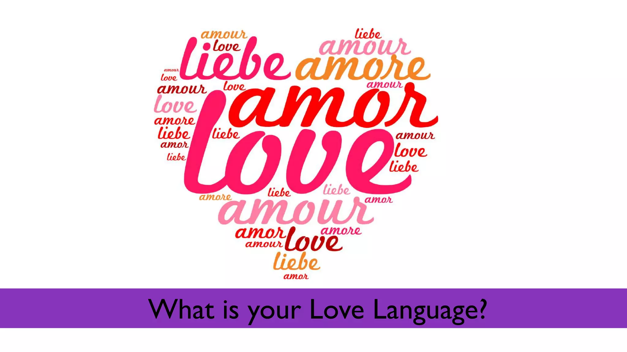 What is your Love Language?