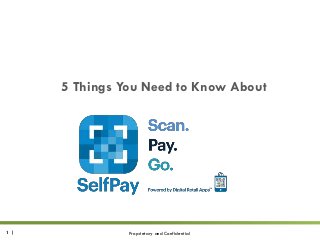 5 Things You Need to Know About

1|

Proprietary and Confidential

 