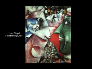 Marc Chagall,
I and the Village, 1911
 