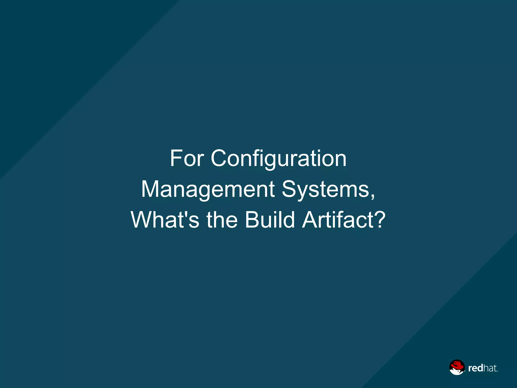 Continuous Integration for Configuration Management | ODP | Computing ...