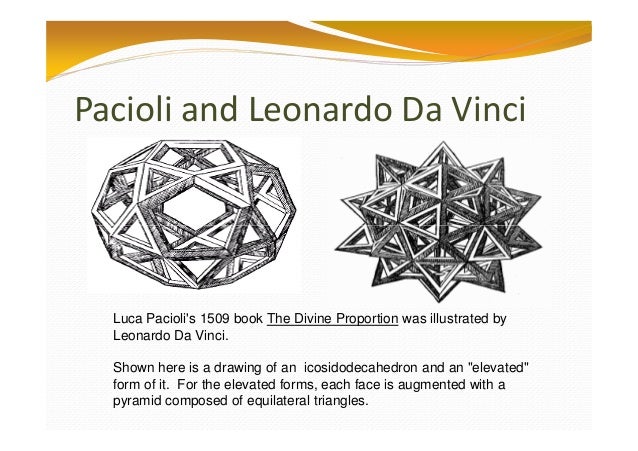 Resultado de imagen para luca pacioli y leonardo da vinci