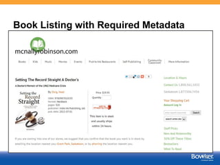 Book Listing with Required Metadata

8

 