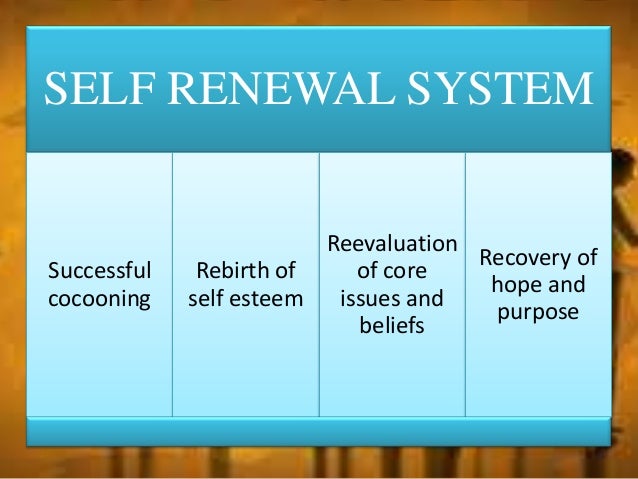Self renewal system