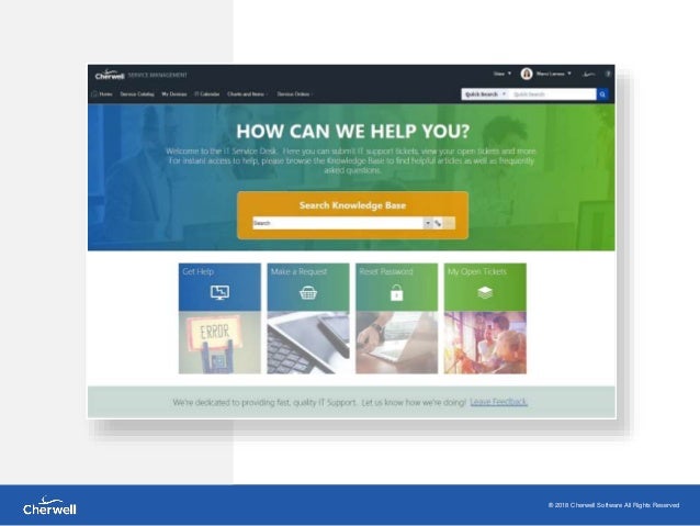 IT Self Service Portal Examples IT Self Service Portal Examples