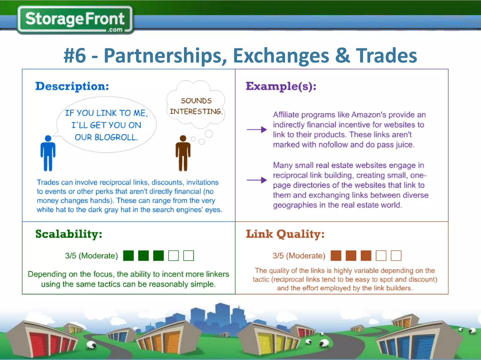 #6 - Partnerships, Exchanges & Trades
 