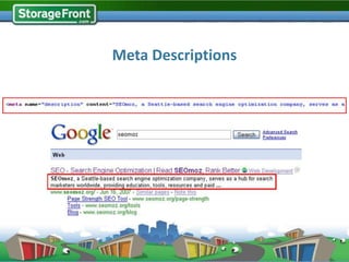 Meta Descriptions
 