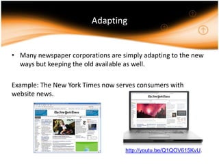 Outdated Network Media Examples Old Media vs. New Media | PPTX