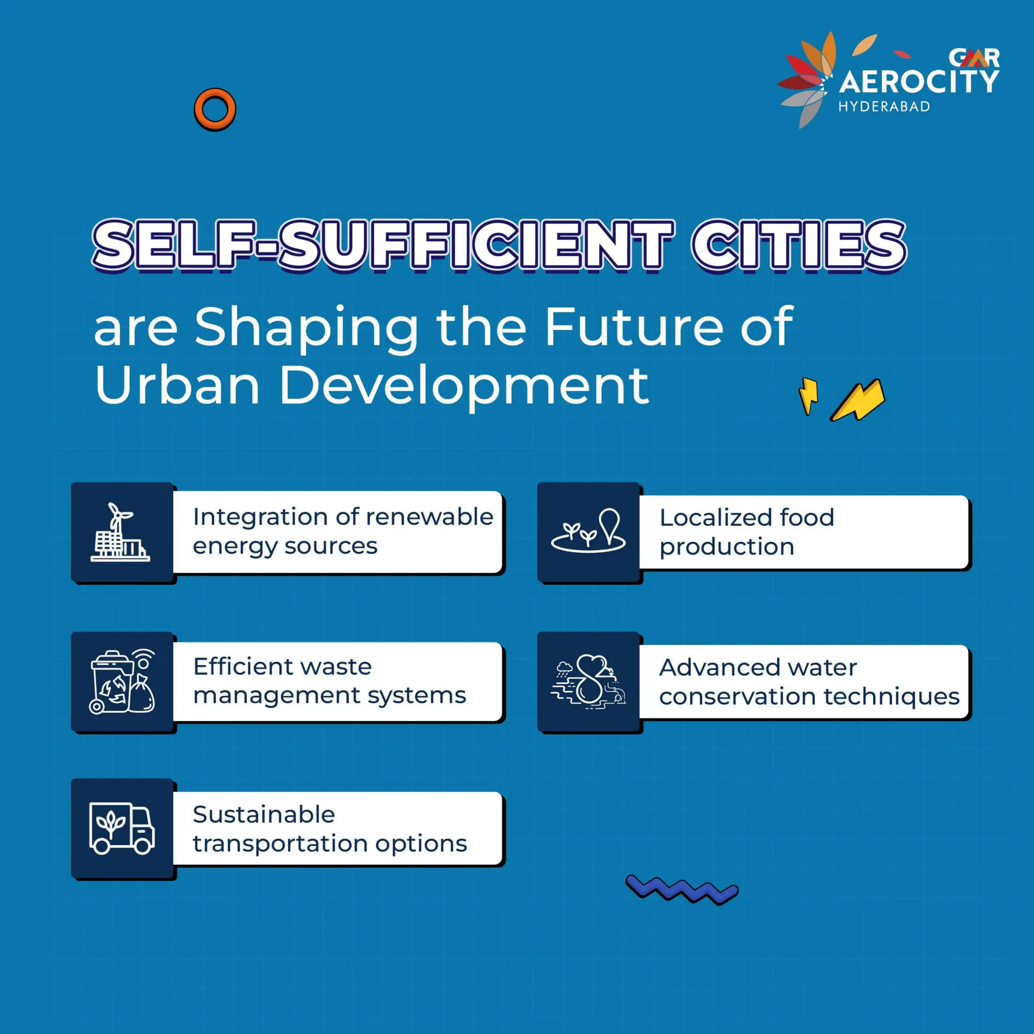 Self-sufficient cities are the future, blending sustainability with 