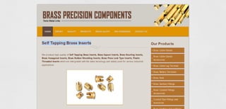 Self tapping brass inserts