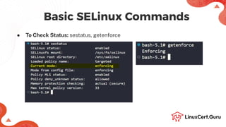 SELinux Basics: Managing SELinux Modes and Context - RHCSA+.pdf