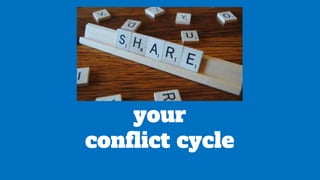 your
conflict cycle
 