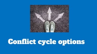 Conflict cycle options
 
