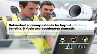 #AribaLIVE @ariba
Networked economy extends far beyond efficiency
benefits, it fuels and accelerates dramatic growth
 