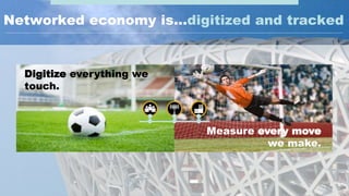 #AribaLIVE @ariba
Networked economy is…digitized and tracked
Digitize everything we
touch.
Measure every move
we make.
 