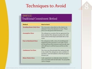 ©2013 Cengage Learning. All Rights Reserved. May not be scanned, copied or duplicated, or posted to a publicly accessible website, in whole or in part.
8Techniques to Avoid
 