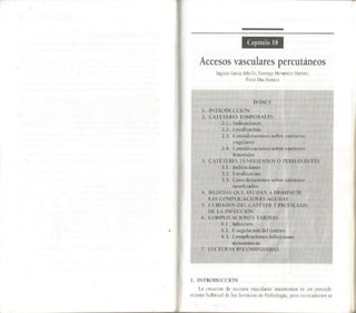Manual de Nefrología Sellares cap 18 19 - Accesos Vasculares