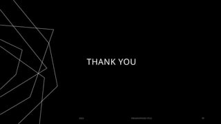 THANK YOU
20XX PRESENTATION TITLE 30
 