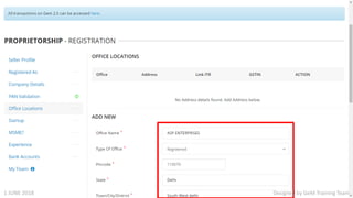 Designed by GeM Training TeamDesigned by GeM Training Team1 JUNE 2018
 