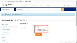 Designed by GeM Training TeamDesigned by GeM Training Team1 JUNE 2018
 