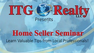 Presents
Learn Valuable Tips from Local Professionals!
 