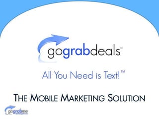 Introduction to gograbdeals™ for Businesses