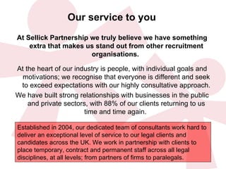 Sellick Partnership   Legal Division