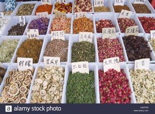 Herbal medicine at the market