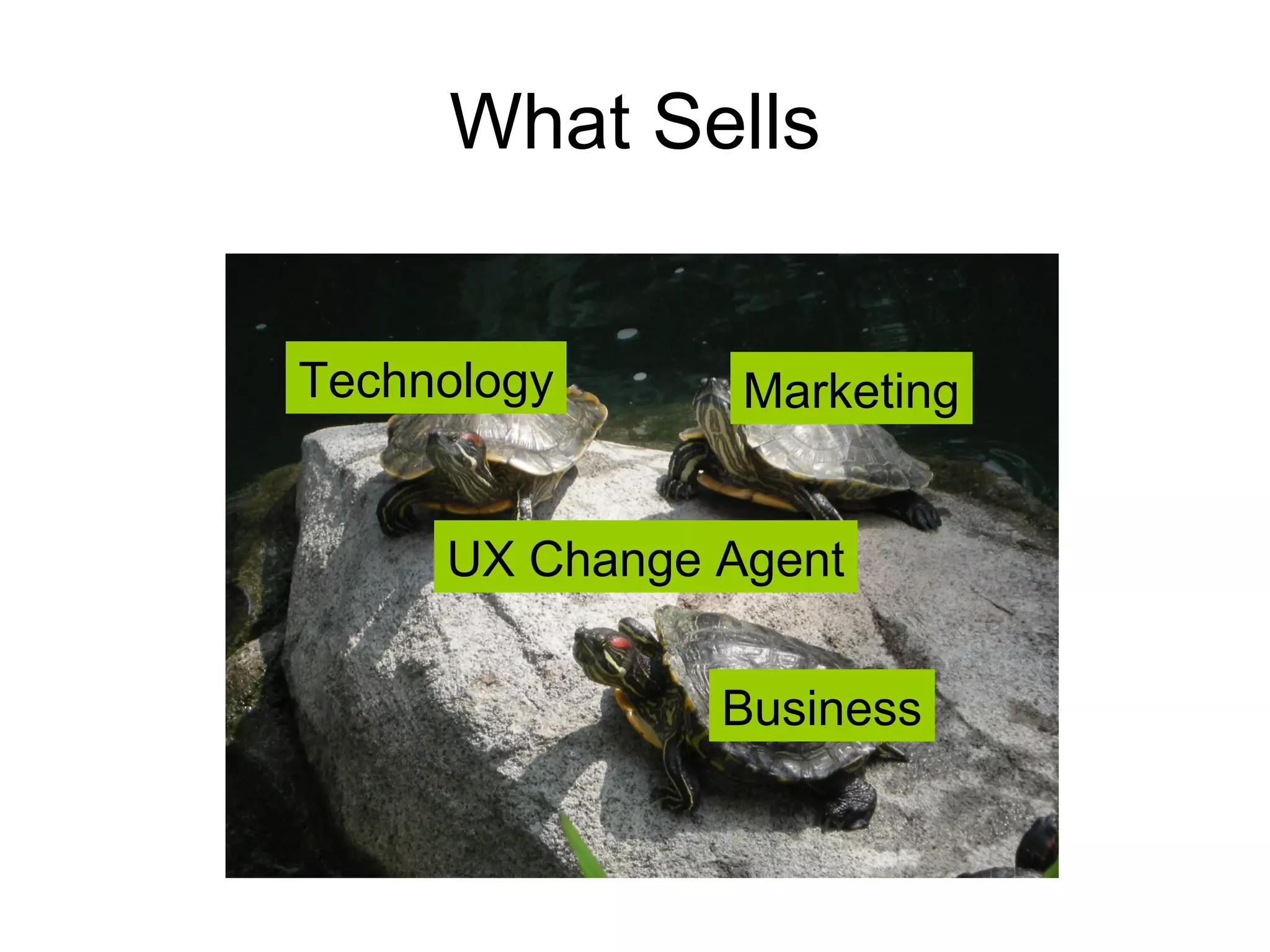 What Sells Technology Marketing Business UX Change Agent 
