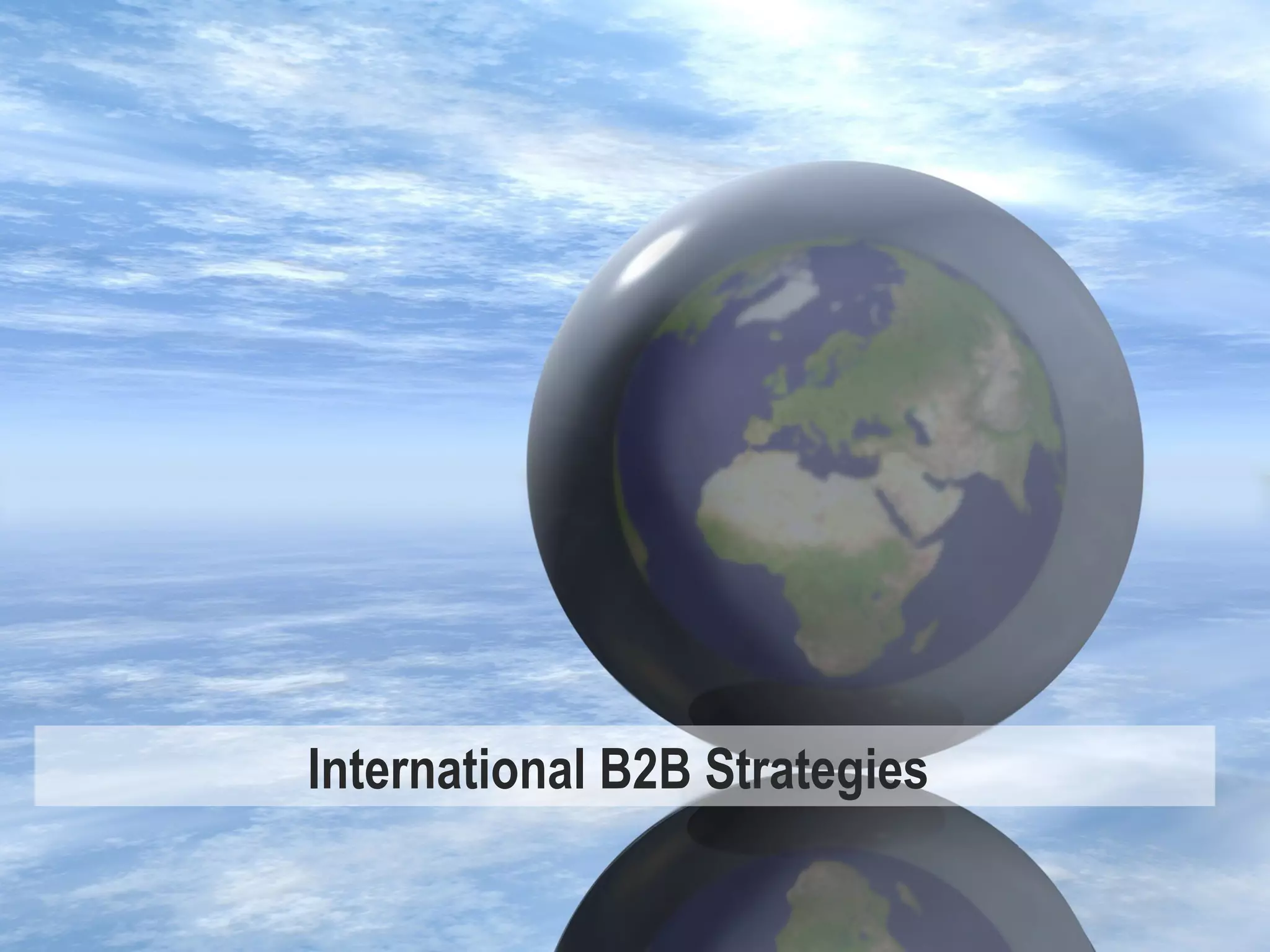 International B2B Strategies  