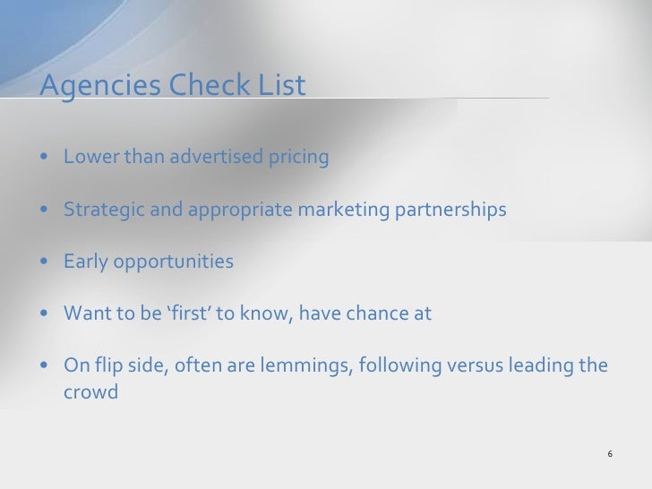 Selling Advertising The Agency Perspective