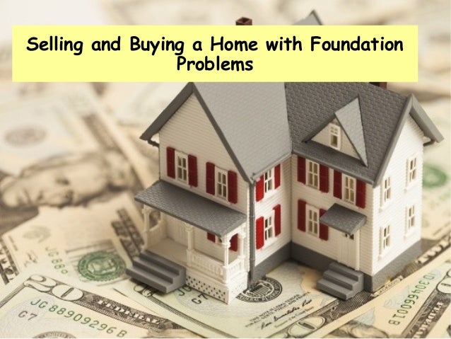 can you sell a house with foundation problems