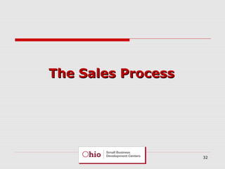 The Sales Process

32

 