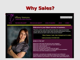 Why Sales?

7

 