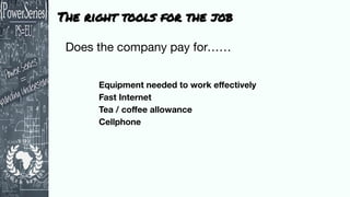 The right tools for the job
 