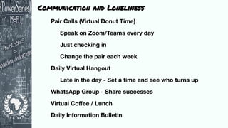 Communication and Loneliness
 