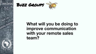 Buzz Groups
 