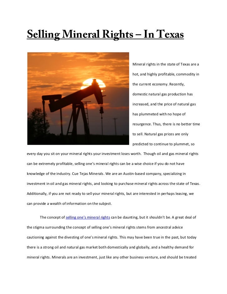 Selling Mineral Rights Texas selling-mineral-rights-texas